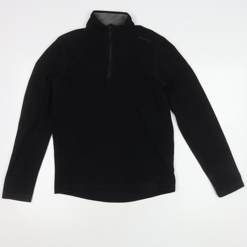 Decathlon Men's Black XS Pullover Fleece