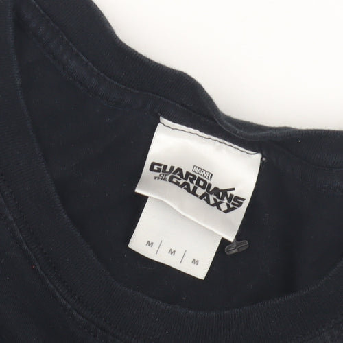 Marvel Guardians of the Galaxy Unisex Black T-Shirt M