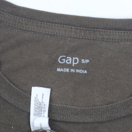 Gap Men's Brown Music Graphic T-Shirt, Size S, Casual Style