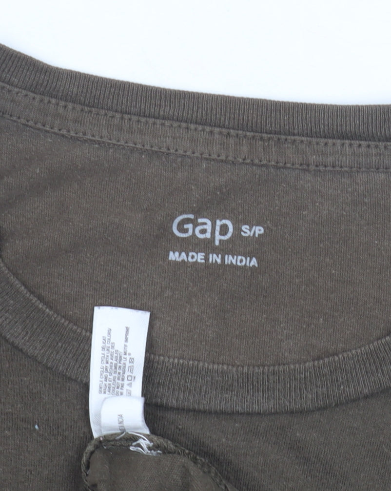 Gap Men's Brown Music Graphic T-Shirt, Size S, Casual Style