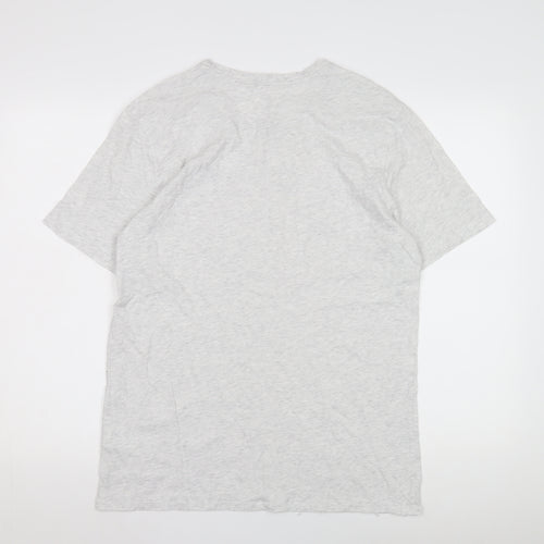 Nike Men's Grey Athletic Short Sleeve T-Shirt L