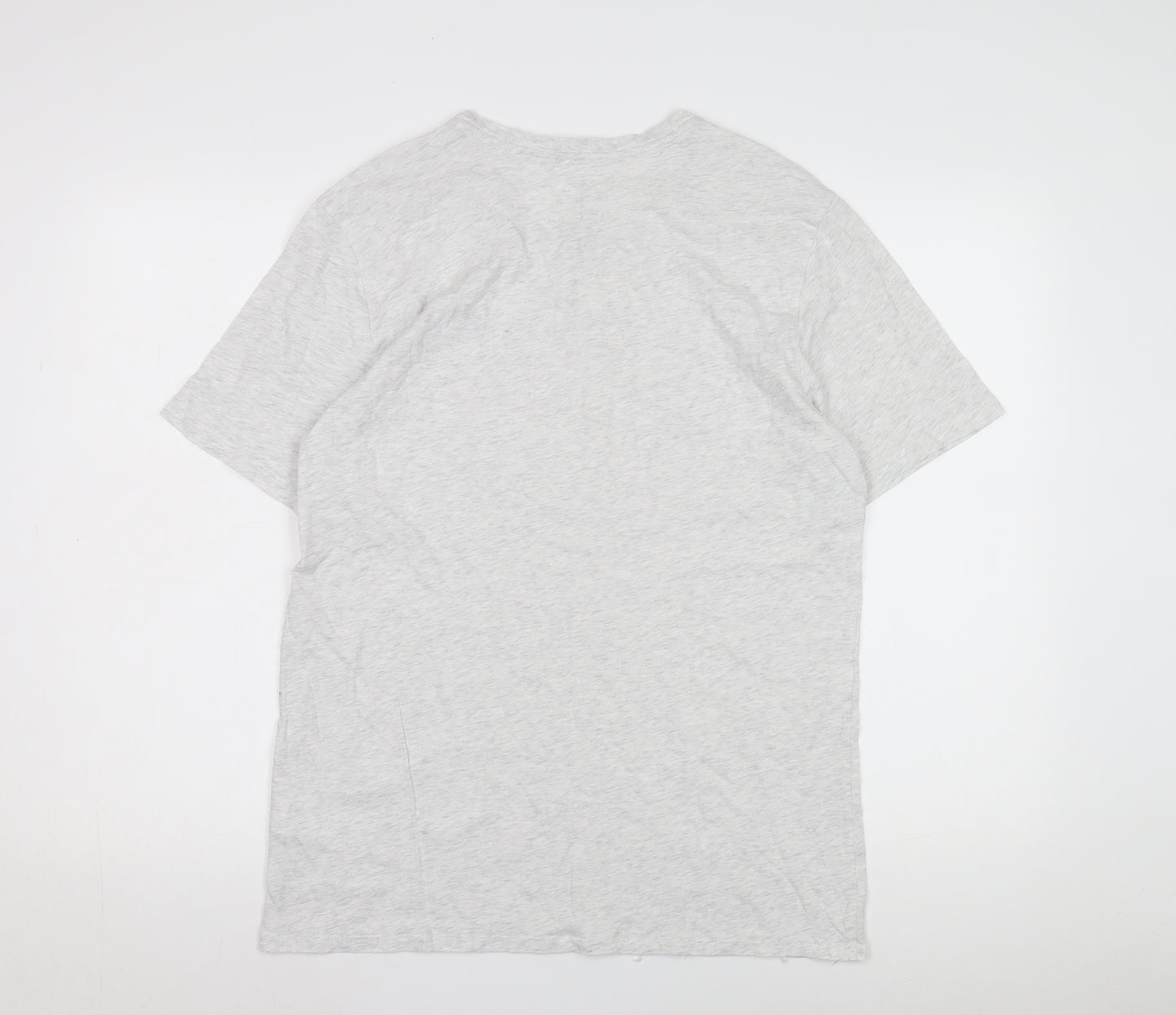 Nike Men's Grey Athletic Short Sleeve T-Shirt L