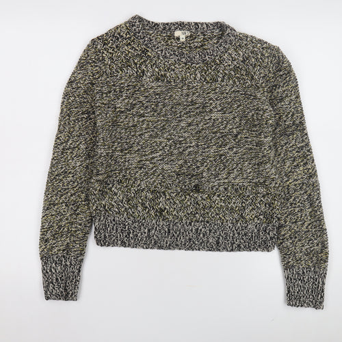 NW3 Women's Multicoloured Cotton Pullover Jumper, Size 10