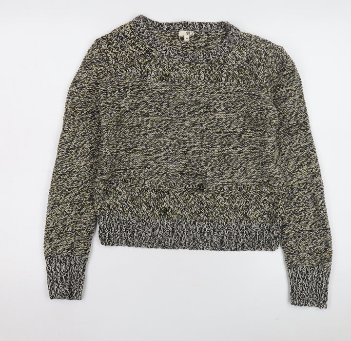NW3 Women's Multicoloured Cotton Pullover Jumper, Size 10