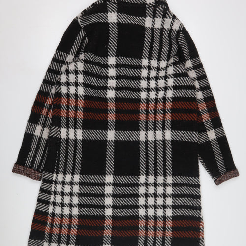 Tahari Women's Multicoloured Check Coat L