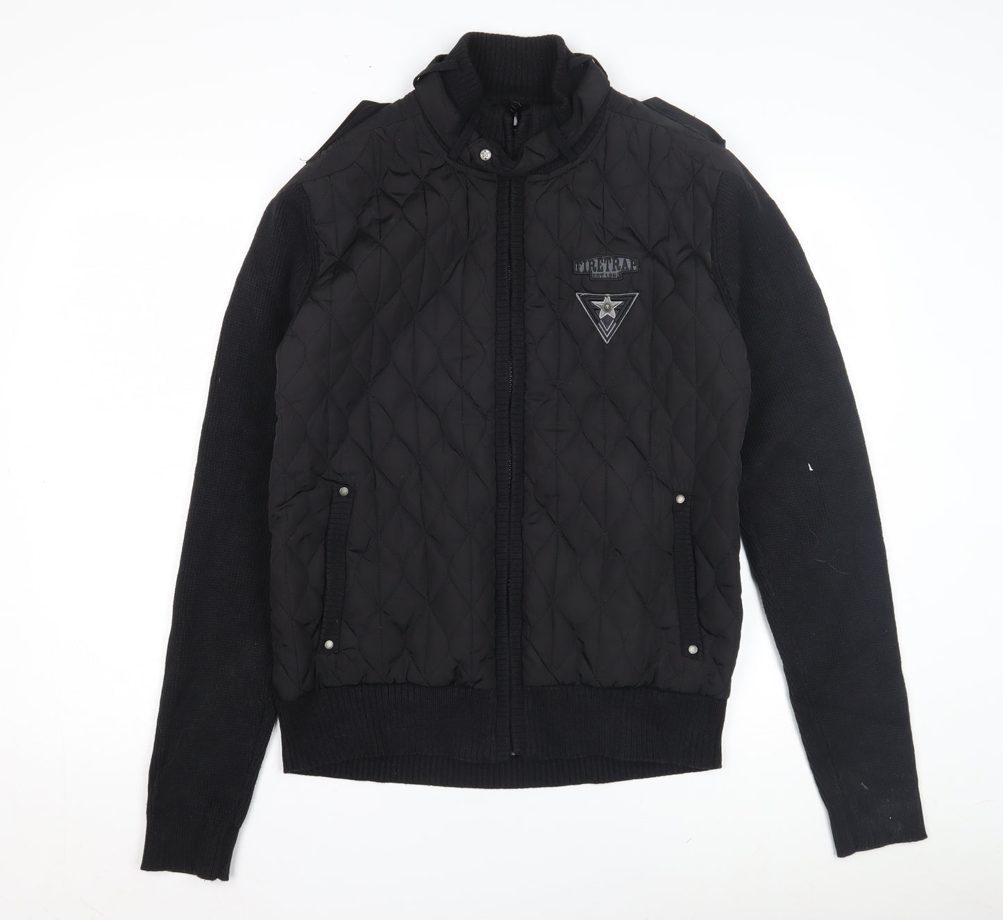 Firetrap Men’s XL Black Full Zip Jumper