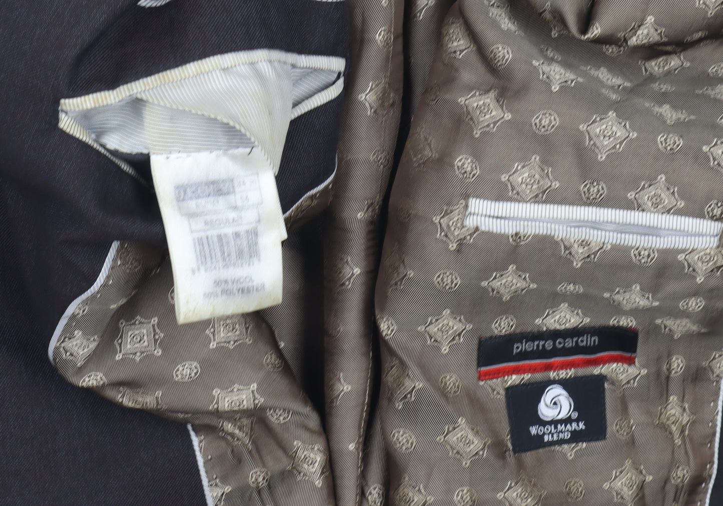 Pierre Cardin Men's Brown Blazer Jacket 44R