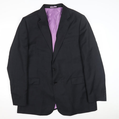 Charles Tyrwhitt Men's Grey Blazer 46L Formal Jacket
