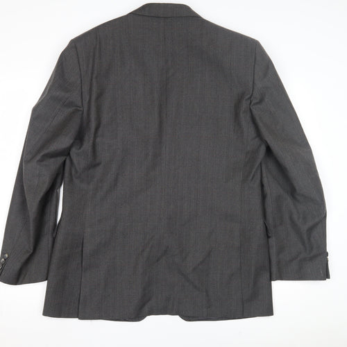 Magee Men's Grey Wool Blazer, Size 42R Excellent Condition