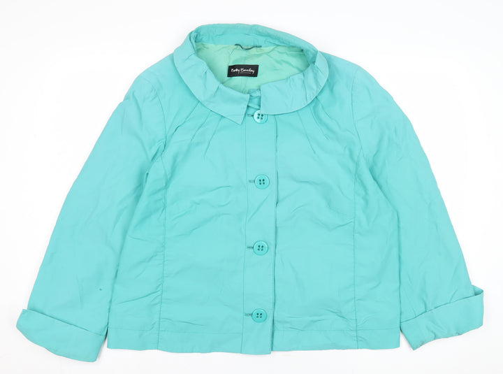 Betty Barclay Women's Green Short Jacket Size 20