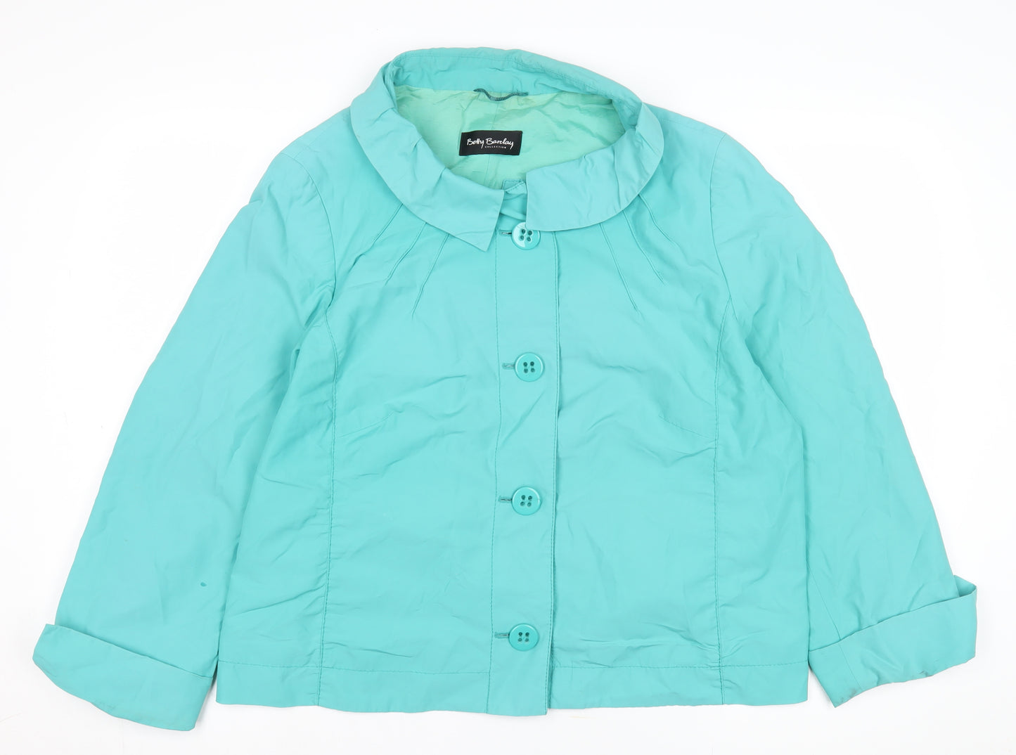 Betty Barclay Women's Green Short Jacket Size 20