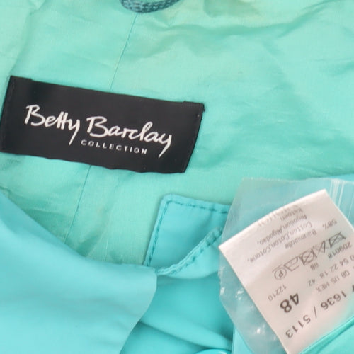 Betty Barclay Women's Green Short Jacket Size 20