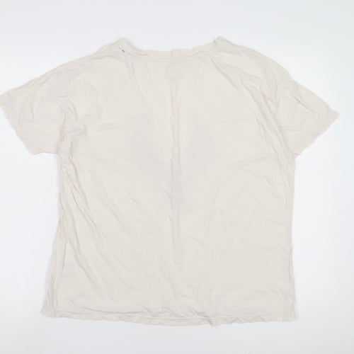 Hush Women’s White T-Shirt, Size S, 100% Cotton