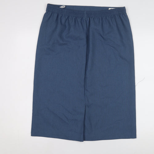 Berketex Women's Blue Knee Length Pencil Skirt Size 16
