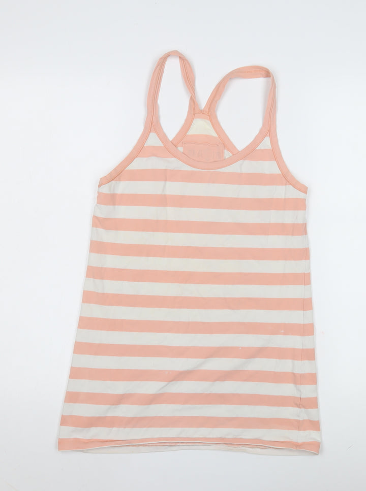 Oasis Women's Pink Striped Camisole Tank M