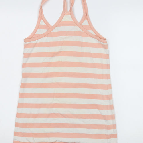 Oasis Women's Pink Striped Camisole Tank M