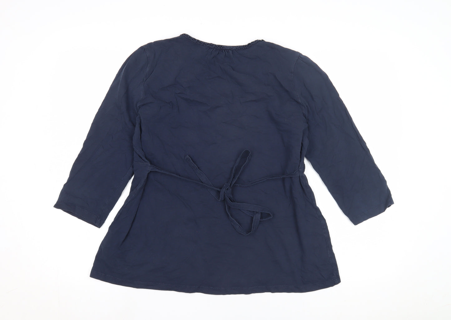 Dash Women's Blue Blouse Size 14 with Buttons