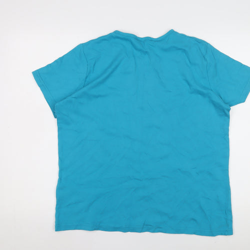 Isle Essentials Women's Blue Plus Size Tee