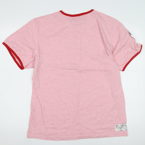 O'Mally's Original Men's Pink Skull T-Shirt, Size L