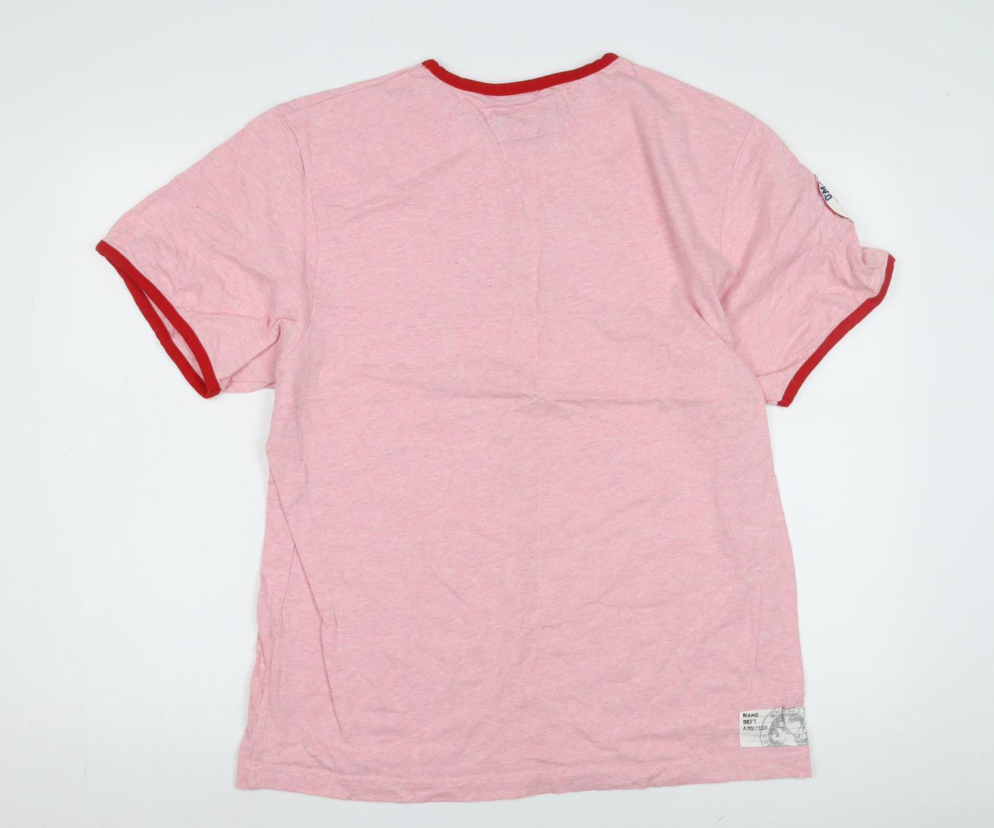 O'Mally's Original Men's Pink Skull T-Shirt, Size L