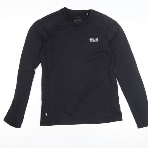 Jack Wolfskin Men's Black Crew Neck Pullover S