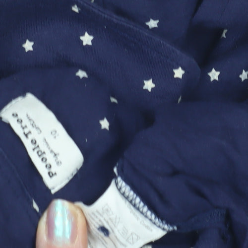 People Tree Women's Blue Star Nightshirt, Size 12