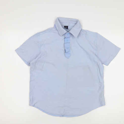 GAP Women's Blue Polo Shirt - Size S