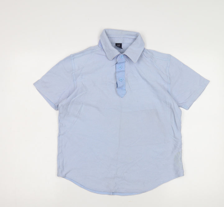 GAP Women's Blue Polo Shirt - Size S