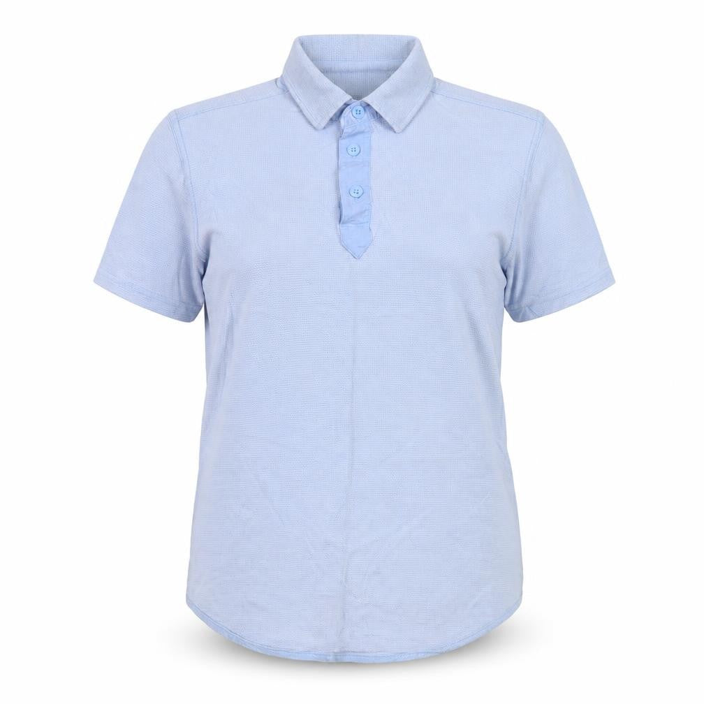 Front view of Gap Women's Blue Polo Shirt -, size S