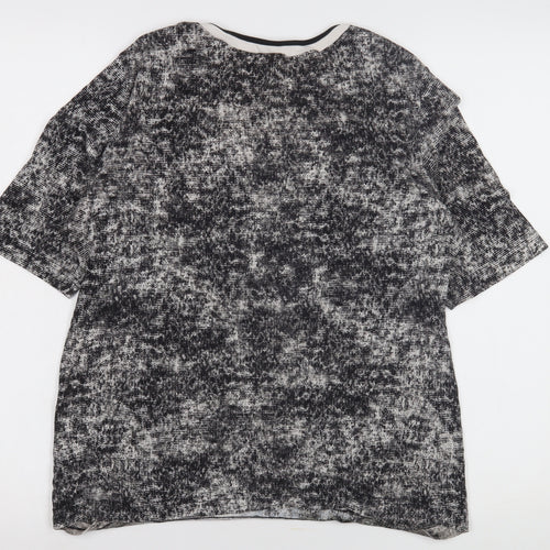 Gerry Weber Women's Multicoloured T-Shirt, Size 14, Round Neck