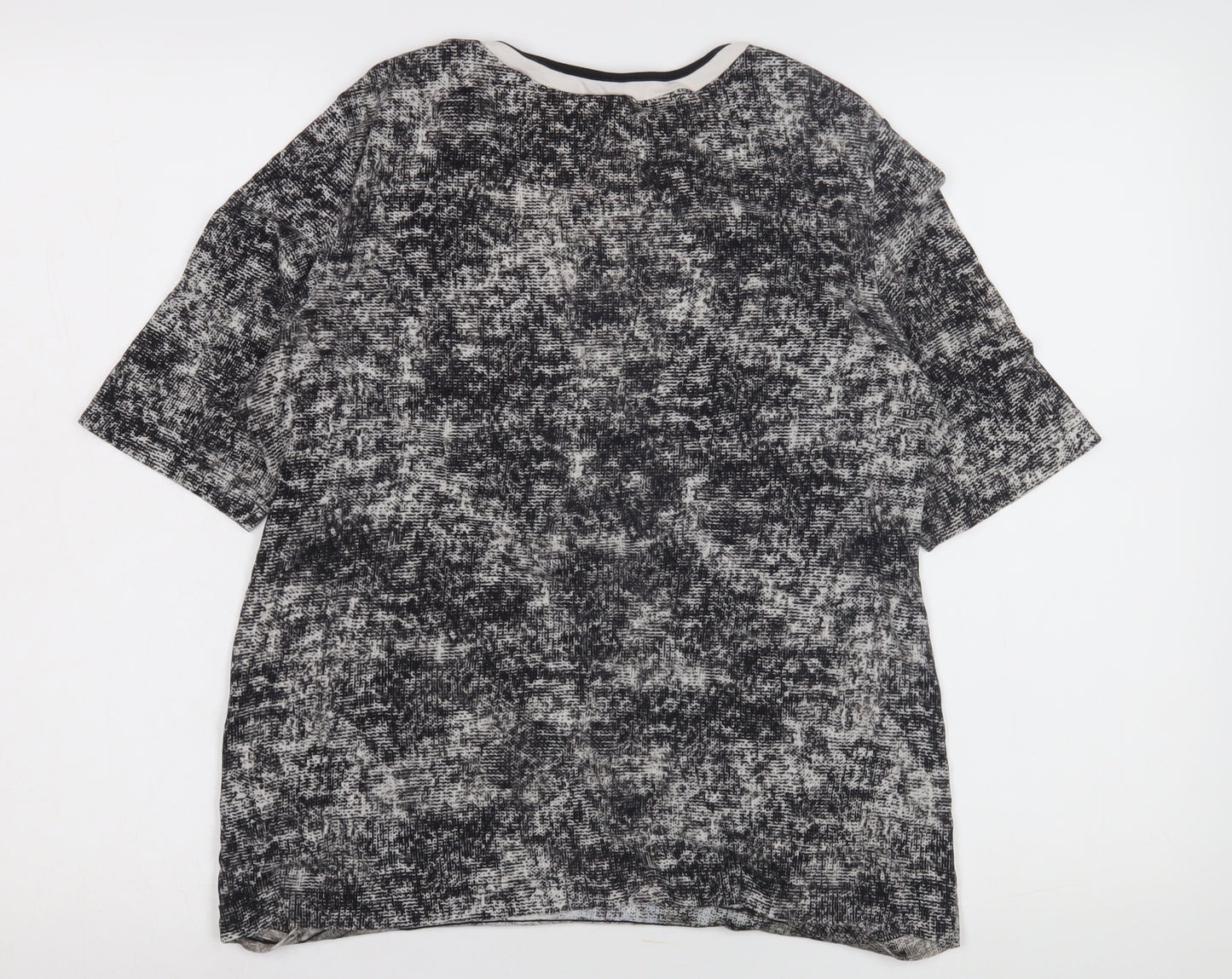 Gerry Weber Women's Multicoloured T-Shirt, Size 14, Round Neck