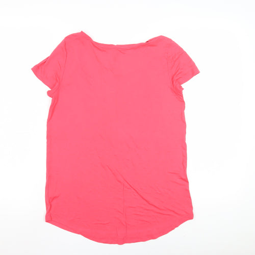 Gap Women's Pink T-Shirt Short Sleeve Casual S