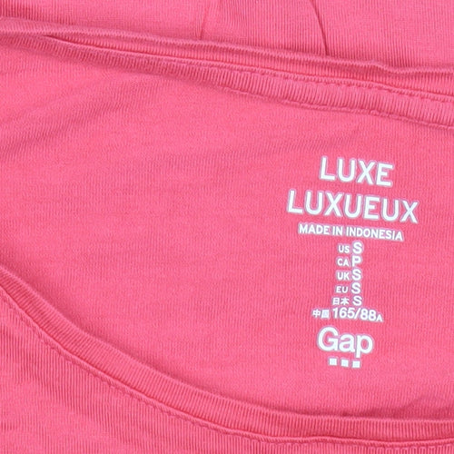 Gap Women's Pink T-Shirt Short Sleeve Casual S