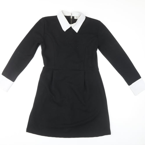 FUTURA Women's Black Collared Dress Size 10