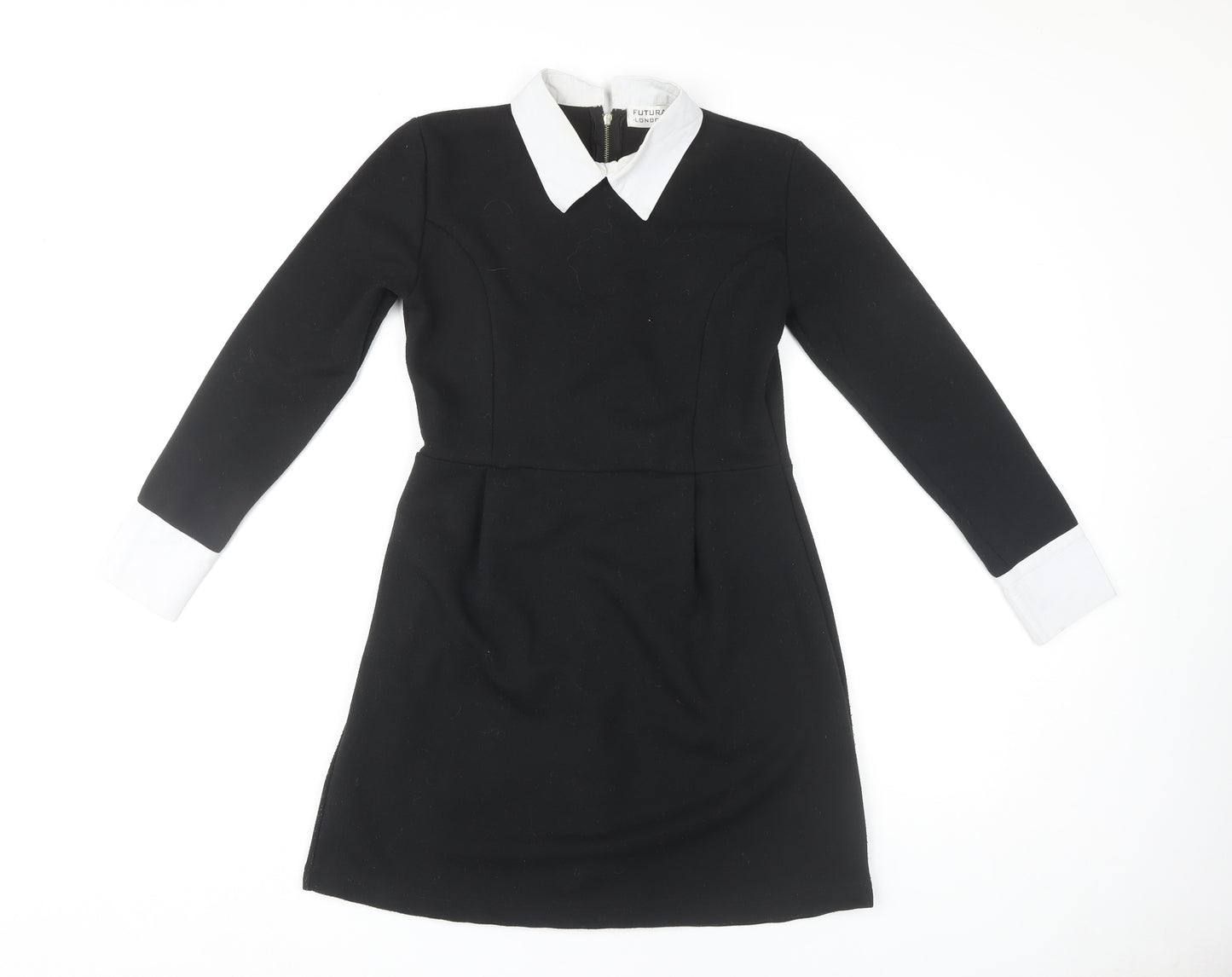 FUTURA Women's Black Collared Dress Size 10