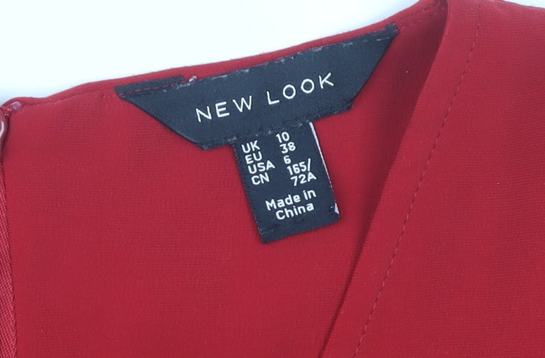 New Look Women’s Red Jumpsuit Size 10