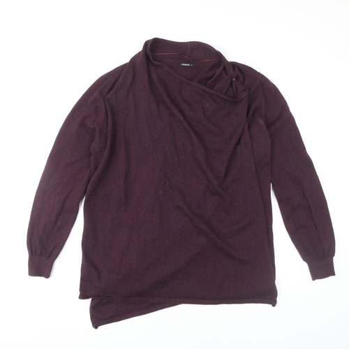 Roman Women's Purple Long Sleeve Jumper Size S