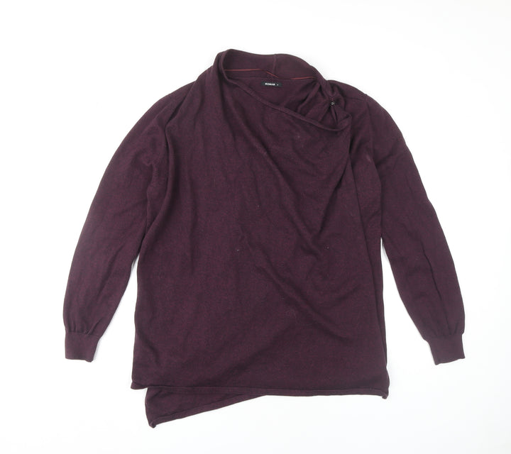 Roman Women's Purple Long Sleeve Jumper Size S
