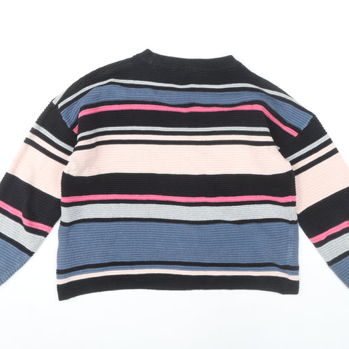 H&M Women's XS Multicoloured Striped Pullover Jumper