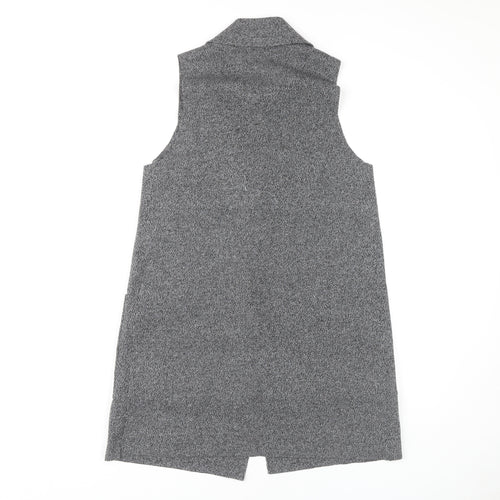 Stradivarius Women's Grey Waistcoat Size S Casual