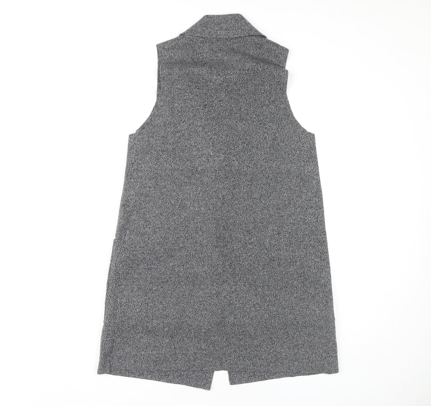 Stradivarius Women's Grey Waistcoat Size S Casual
