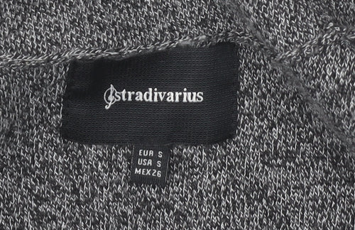 Stradivarius Women's Grey Waistcoat Size S Casual