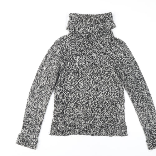 mercer&madison Women's Grey Roll Neck Jumper - S, Pullover