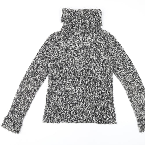 mercer&madison Women's Grey Roll Neck Jumper - S, Pullover