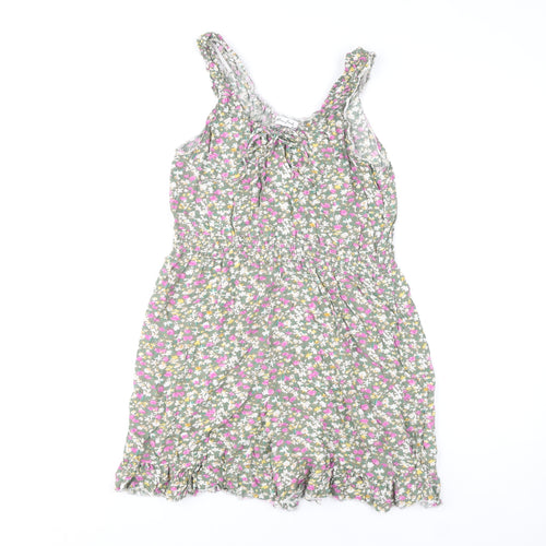 Miss Good Women's Floral A-Line Dress Multicoloured XL