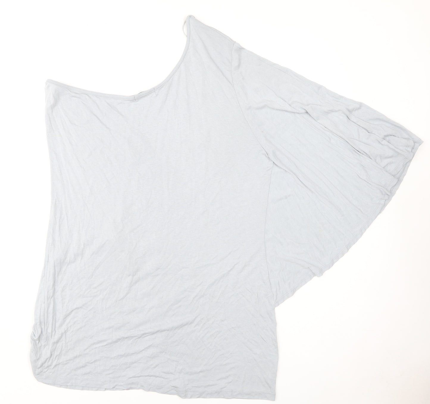 Next Women's Grey Asymmetrical Top 18 Butterfly Sequin