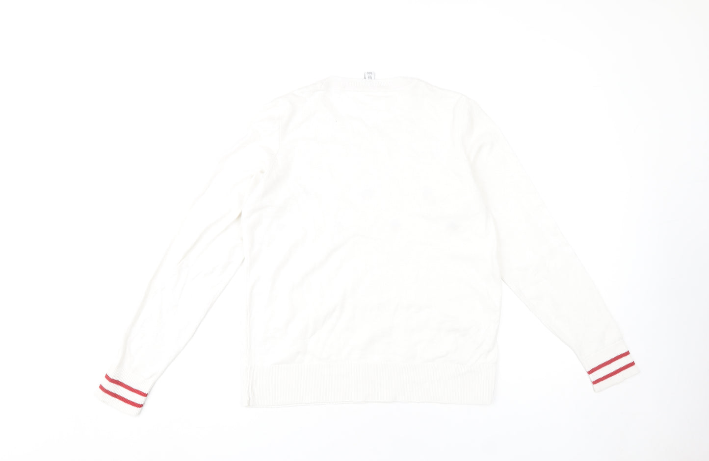 M&Co Women's Ivory Pullover Jumper Size 10