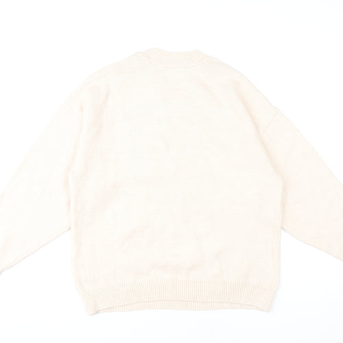 ASOS Women's Beige Nature Pullover Jumper Size 4