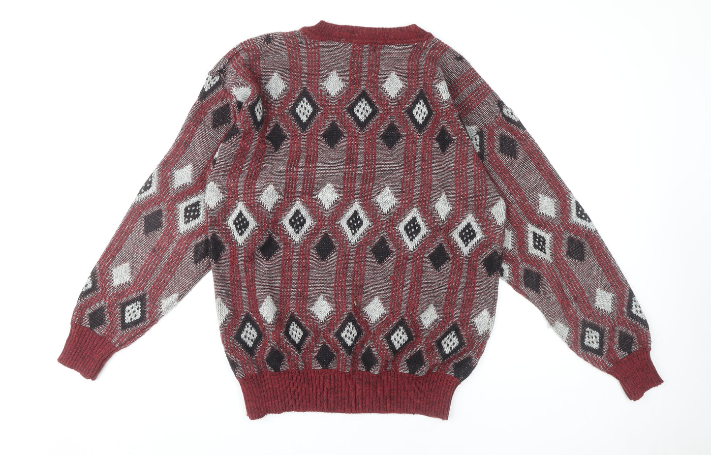 J.T. Beckett Men’s Multicoloured V-Neck Jumper L