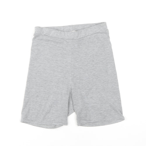 Missguided Women's Grey Biker Shorts Size 8